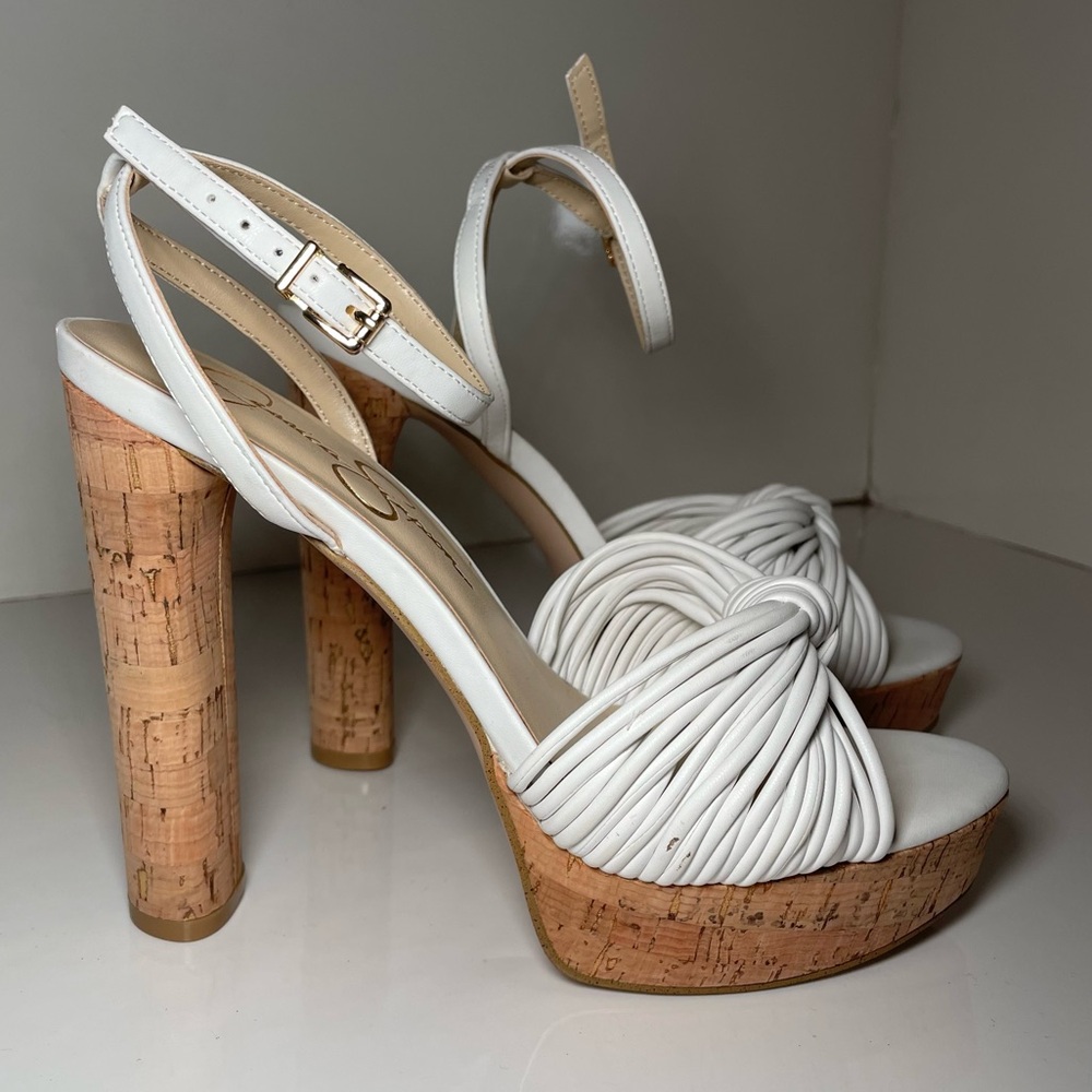 Jessica Simpson Women’s Immie Ankle Strap Platform Pumps